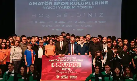 Mersin Yenişehir Belediyesinden 51 Amatör Spor Kulübüne 650 Bin TL Destek