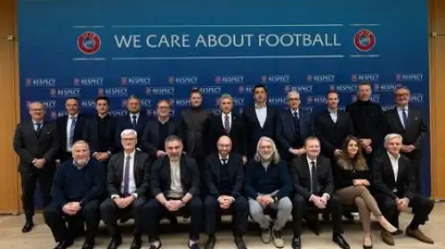 Genel Başkan Ali DÜŞMEZ İsviçre’nin Nyon Kentinde Yapılan UEFA Gençlik ve Amatör Futbol Komitesi Toplantısına Katıldı