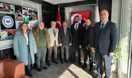 Gençlik ve Spor Bakanlığı Kredi ve Yurtlar Genel Müdürü ile Hukuk Hizmetleri Genel Müdürü'nden Konfederasyona Ziyaret