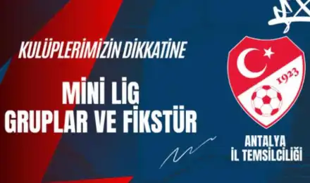 TFF Antalya'da Yarıyıl Tatili Futbol Turnuvası Düzenledi