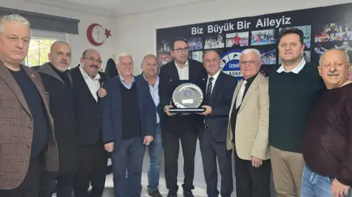 TASKK Genel Başkanı Şener Aydın, İzmir ASKF’yi Ziyaret Etti