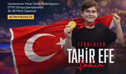 Tahir Efe Şahin’den Altın Madalya