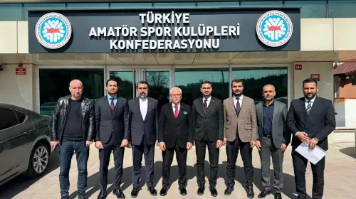 Gaziantep ASKF Başkanı Av. Ömer Alper Köroğlu, Konfederasyonu Ziyaret Etti