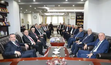 Konfederasyon’dan Elazığ Belediye Başkanı Şahin Şerifoğulları’na Makamında Ziyaret
