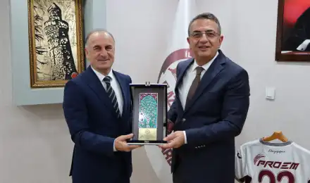 Elazığ İl Özel İdaresi Genel Sekreteri Cemil Yatkın’a Makamında Ziyaret