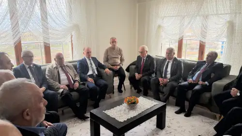 Konfederasyondan Merhum Seyfullah Özdemir’in Evine Taziye Ziyareti