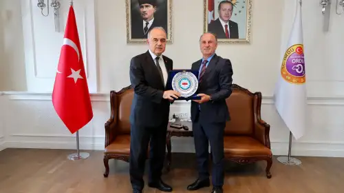 Konfederasyon’dan Ordu Valisi Muammer Erol’a Makamında Ziyaret
