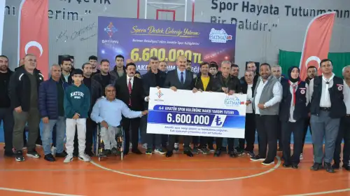Batman Belediyesi’nden Amatör Spor Kulüplerine 6,6 Milyon TL Destek