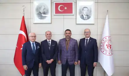 Konfederasyondan Gençlik ve Spor Bakan Yardımcısı Hamza Yerlikaya’ya Ziyaret