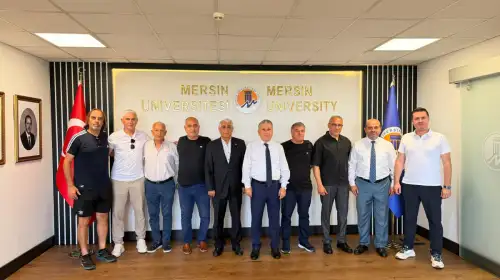 Mersin ASKF’den Mersin Üniversitesi Rektörü Prof. Dr. Erol Yaşar'a Ziyaret