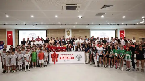 Muğla Büyükşehir Belediyesi’nden Amatör Spor Kulüplerine 30.480.000 TL Nakdi Destek