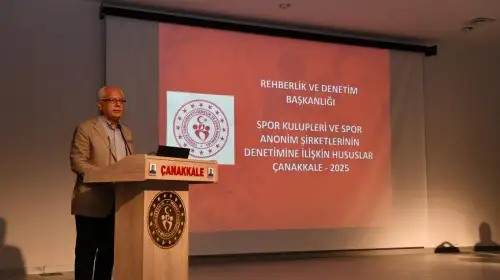 Gençlik ve Spor Bakanlığı Rehberlik ve Denetim Bakanlığınca “Müfettiş Gelişim Eğitim Semineri” Çanakkale Güzelyalı Milli Takımlar Kamp ve Eğitim Tesislerinde Yapıldı