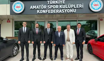 İzmir'in Köklü Kulüplerinden  Karşıyaka Spor Kulübünün Yöneticileri Konfederasyonumuzu Ziyaret Etti