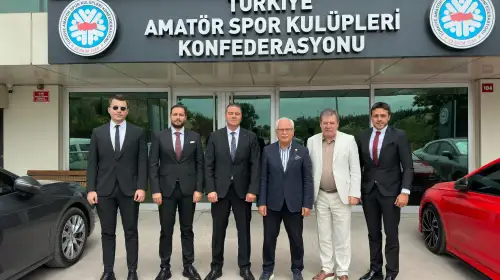 İzmir'in Köklü Kulüplerinden  Karşıyaka Spor Kulübünün Yöneticileri Konfederasyonumuzu Ziyaret Etti