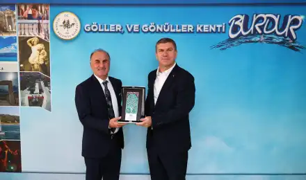 Burdur Belediye Başkanı Ali Orkun Ercengiz’i Makamında Ziyaret