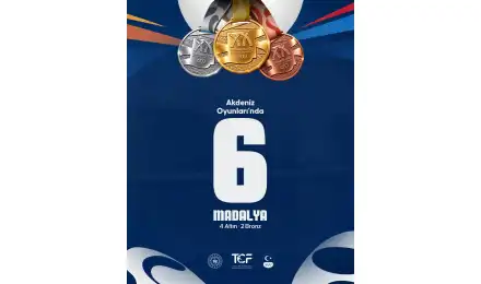 Akdeniz Oyunları’nda 4 Altın, 2 Bronz Madalya