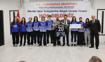 Denizli Pamukkale Belediyesi’nden Amatör Spora Destek