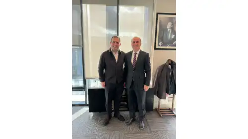 Konfederasyon’dan TFF Genel Sekreteri Abdullah Ayaz’ı Makamında Ziyaret