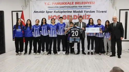 Denizli Pamukkale Belediyesi’nden Amatör Spora Destek