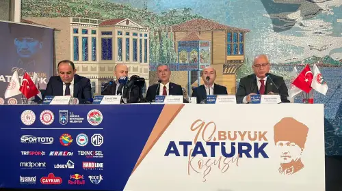 90. Büyük ATATÜRK Koşusu Basın Toplantısı Düzenlendi